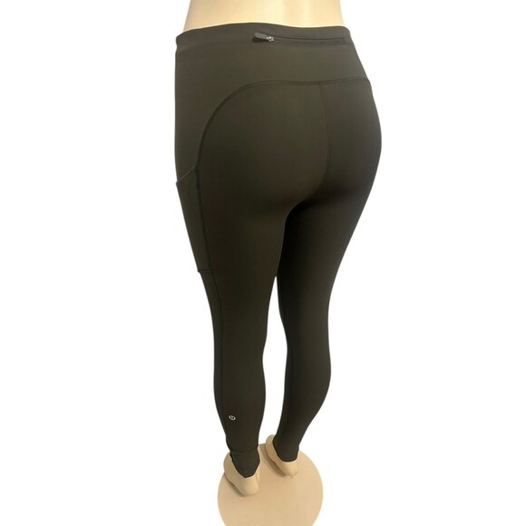 Lululemon Leggings Military Green Size 6 - Picture 5 of 7